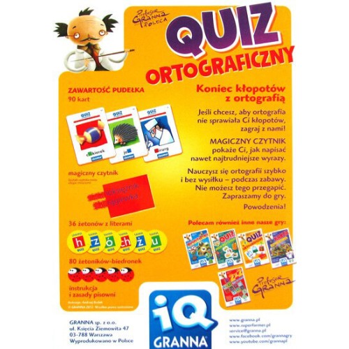 IQ Quiz Ortograficzny Edycja 2012