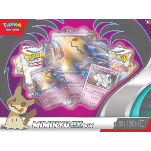 Caja De Colecci N Mimikyu Ex De Pok Mon Tcg Con Cartas Promocionales