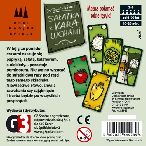 Sałatka z karaluchami (edycja polska) Karciane G3