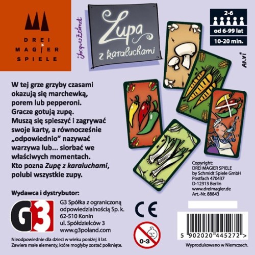 Zupa z karaluchami Karciane G3