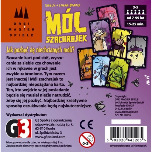 Mól szachrajek Karciane G3