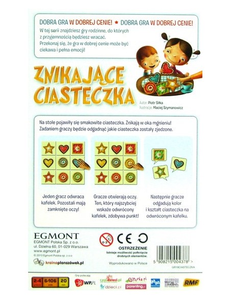 Znikające ciasteczka Dla dzieci Egmont