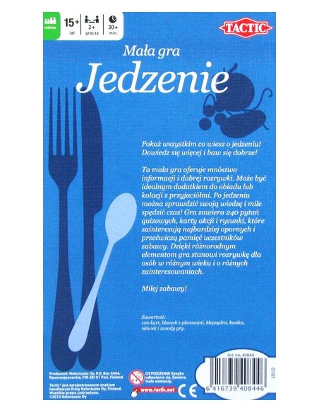 Mała gra - Jedzenie Imprezowe Tactic