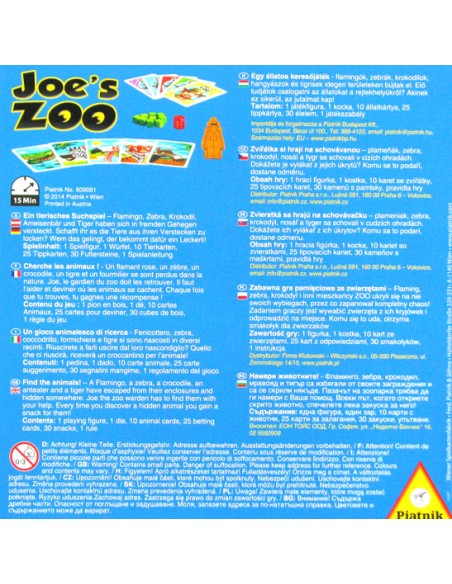 Joe's Zoo Karciane Piatnik Joe's Zoo Karciane Piatnik
