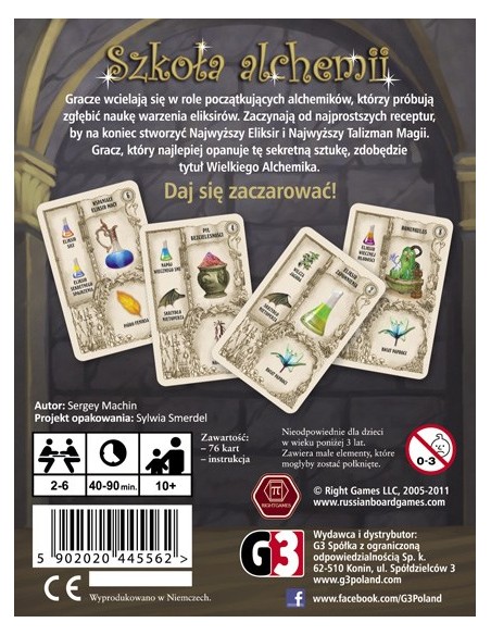 Szkoła Alchemii Karciane G3