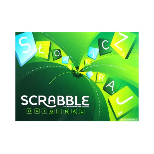 Scrabble Original (wersja polska) Słowne i Liczbowe Mattel