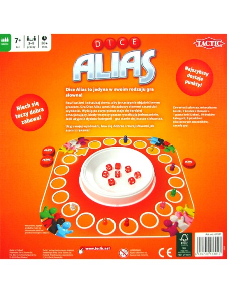 Alias Dice (gra kościana) Imprezowe Tactic