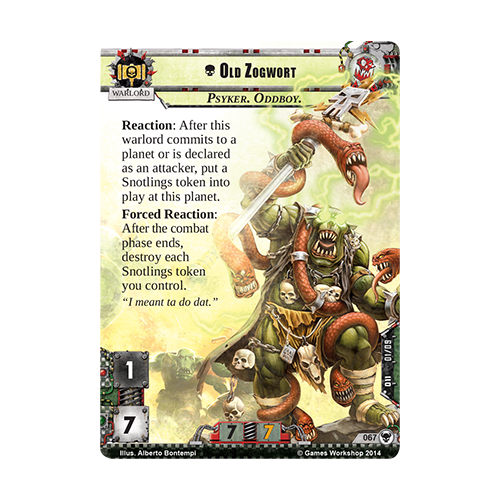 Warhammer 40,000: Conquest - Zogwort's Curse Warlord Cycle Fantasy Flight Games