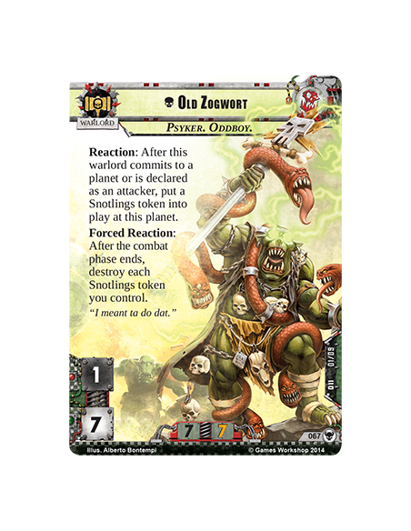 Warhammer 40,000: Conquest - Zogwort's Curse Warlord Cycle Fantasy Flight Games