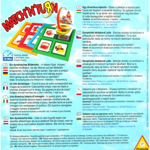 Match 'n' Turn Dla dzieci Piatnik