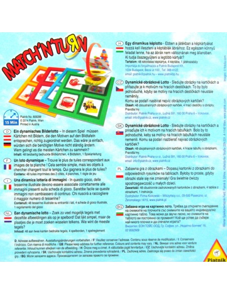Match 'n' Turn Dla dzieci Piatnik
