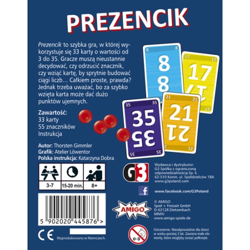 Prezencik Karciane G3 Prezencik Karciane G3