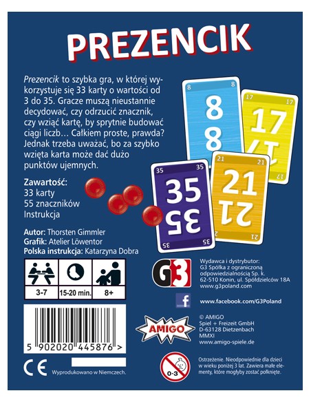 Prezencik Karciane G3 Prezencik Karciane G3