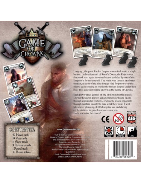 Game of Crowns Imprezowe Alderac Entertainment Group