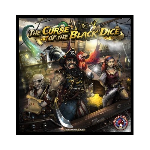 The Curse of The Blac Dice Przygodowe Board and Dice