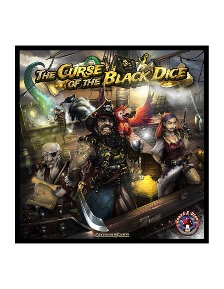 The Curse of The Blac Dice Przygodowe Board and Dice