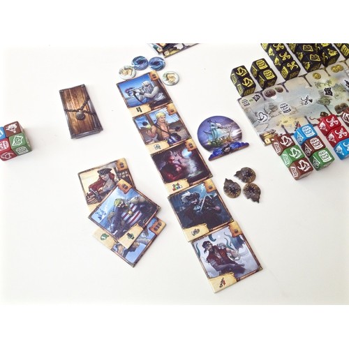 The Curse of The Blac Dice Przygodowe Board and Dice