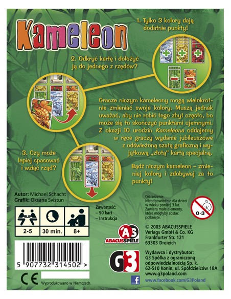 Kameleon (Wydanie Jubileuszowe) Gry Planszowe G3