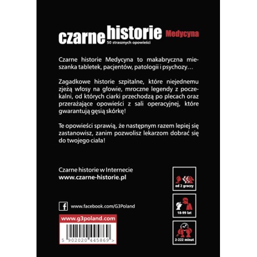 Czarne historie - Medycyna Imprezowe G3 Czarne historie - Medycyna Imprezowe G3