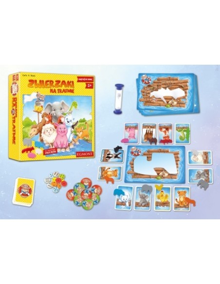 Zwierzaki na tratwie Dla dzieci Egmont