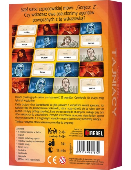 Tajniacy (Codenames) Imprezowe Rebel