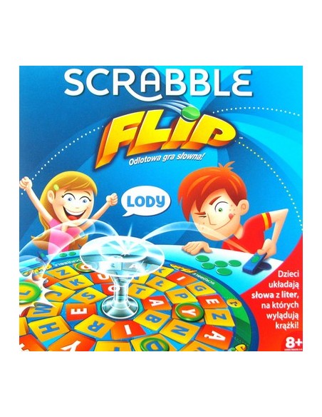 Scrabble Flip (wersja polska) Słowne i Liczbowe Mattel