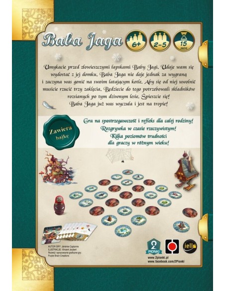 Baba Jaga Dla dzieci 2 Pionki