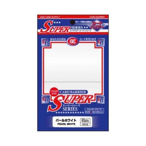 KMC Standard Sleeves - Pearl White (80 Sleeves) Pozostałe KMC