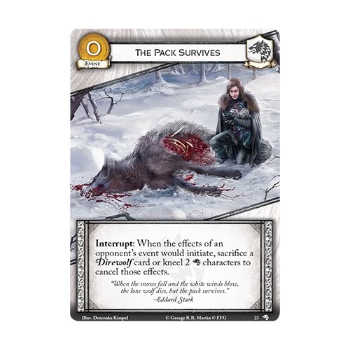 A Game of Thrones LCG SE: Wolves of the North Deluxe exspansion Fantasy Flight Games