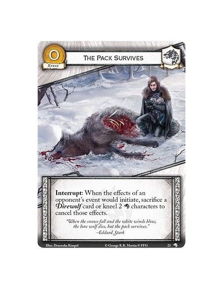 A Game of Thrones LCG SE: Wolves of the North Deluxe exspansion Fantasy Flight Games