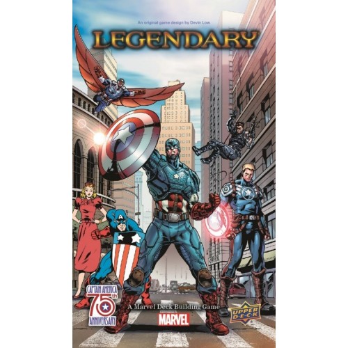 Legendary: Captain America 75th Anniversary Pozostałe gry Upper Deck Entertainment