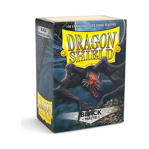 Dragon Shield Standard Sleeves - Matte Black (100 Sleeves) Do gier karcianych Arcane Tinmen