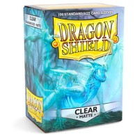 Dragon Shield Standard Sleeves - Matte Clear (100 Sleeves) Do gier karcianych Arcane Tinmen