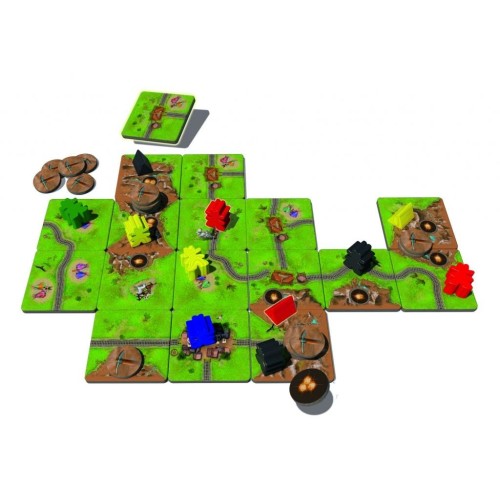 CARCASSONNE GORĄCZKA ZŁOTA Rodzinne Bard Centrum Gier