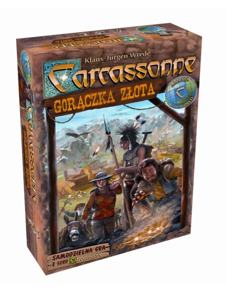 CARCASSONNE GORĄCZKA ZŁOTA Rodzinne Bard Centrum Gier