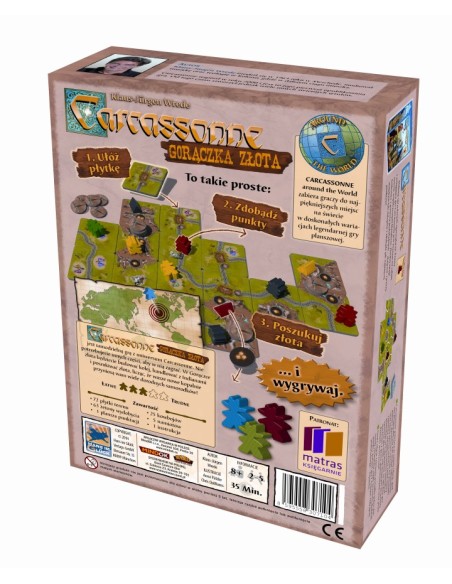 CARCASSONNE GORĄCZKA ZŁOTA Rodzinne Bard Centrum Gier