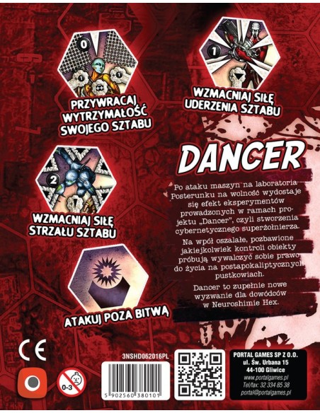 Neuroshima HEX 3.0 : Dancer Neuroshima Hex Portal Neuroshima HEX 3.0 : Dancer Neuroshima Hex Portal