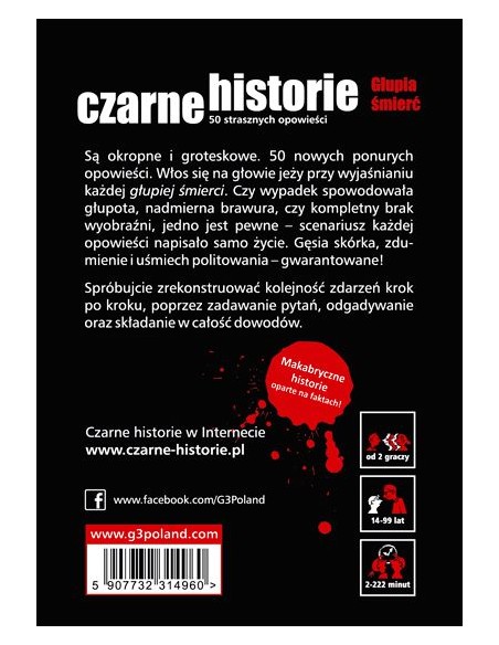 Czarne historie Głupia Śmierć Black Friday G3