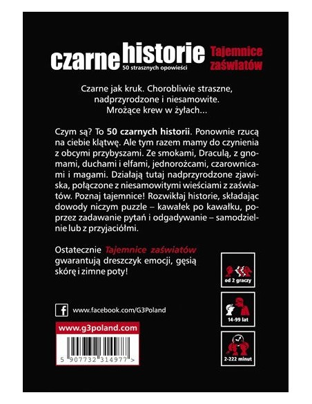 Czarne historie - Tajemnice zaświatów Imprezowe G3