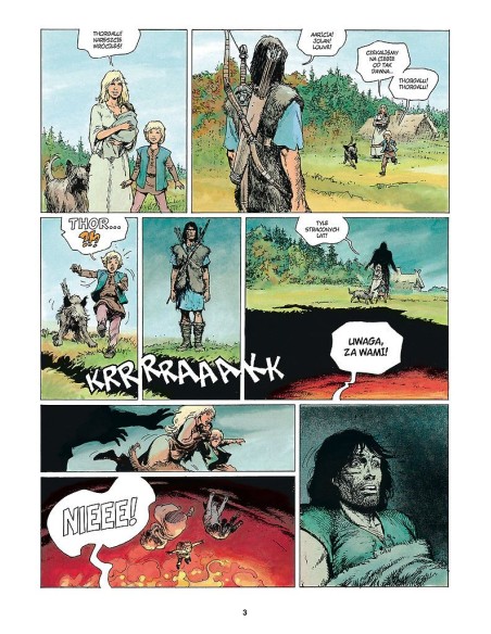 Thorgal - 19 - Niewidzialna forteca (twarda oprawa) Komiksy fantasy Egmont