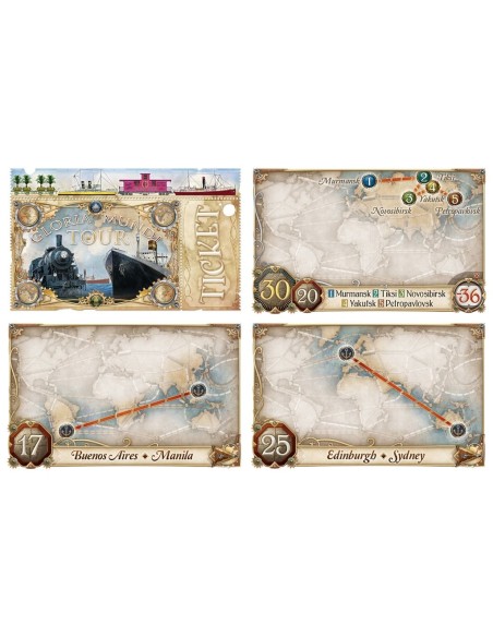 Wsiąść do Pociągu: Dookoła Świata Rodzinne Rebel