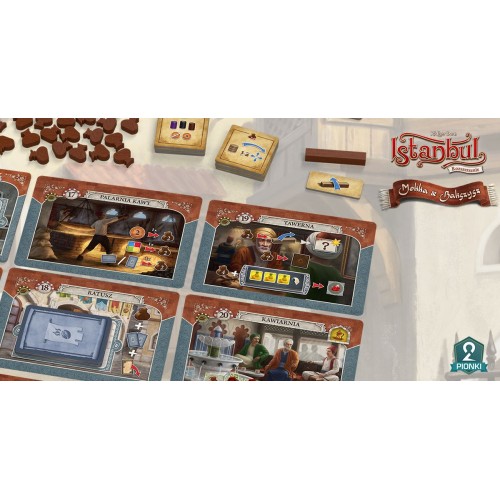 Istanbul (Istambuł edycja polska): Mokka & Bakszysz Pozostałe gry 2 Pionki