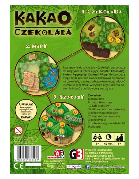 Kakao - rozszerzenie 1. (Czekolada) Pozostałe gry G3