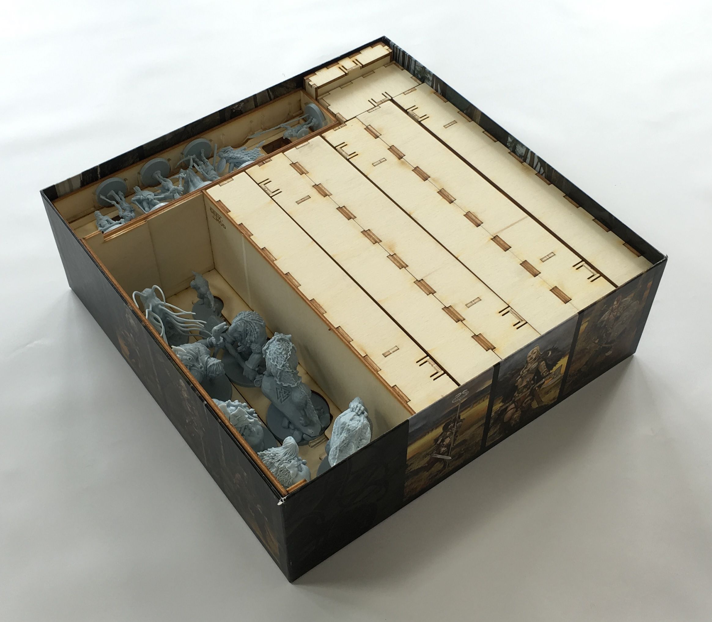 Geekmod - Drewniany insert pasujący do gry Blood Rage