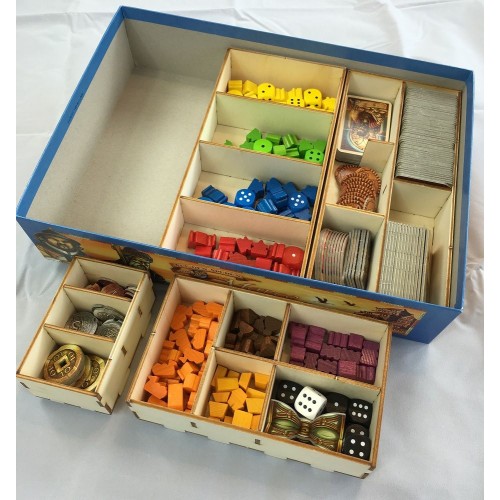 Geekmod - Drewniany insert pasujący do gry Marco Polo Inserty i organizery GeekMod Geekmod - Drewniany insert pasujący do gry Marco Polo Inserty i organizery GeekMod