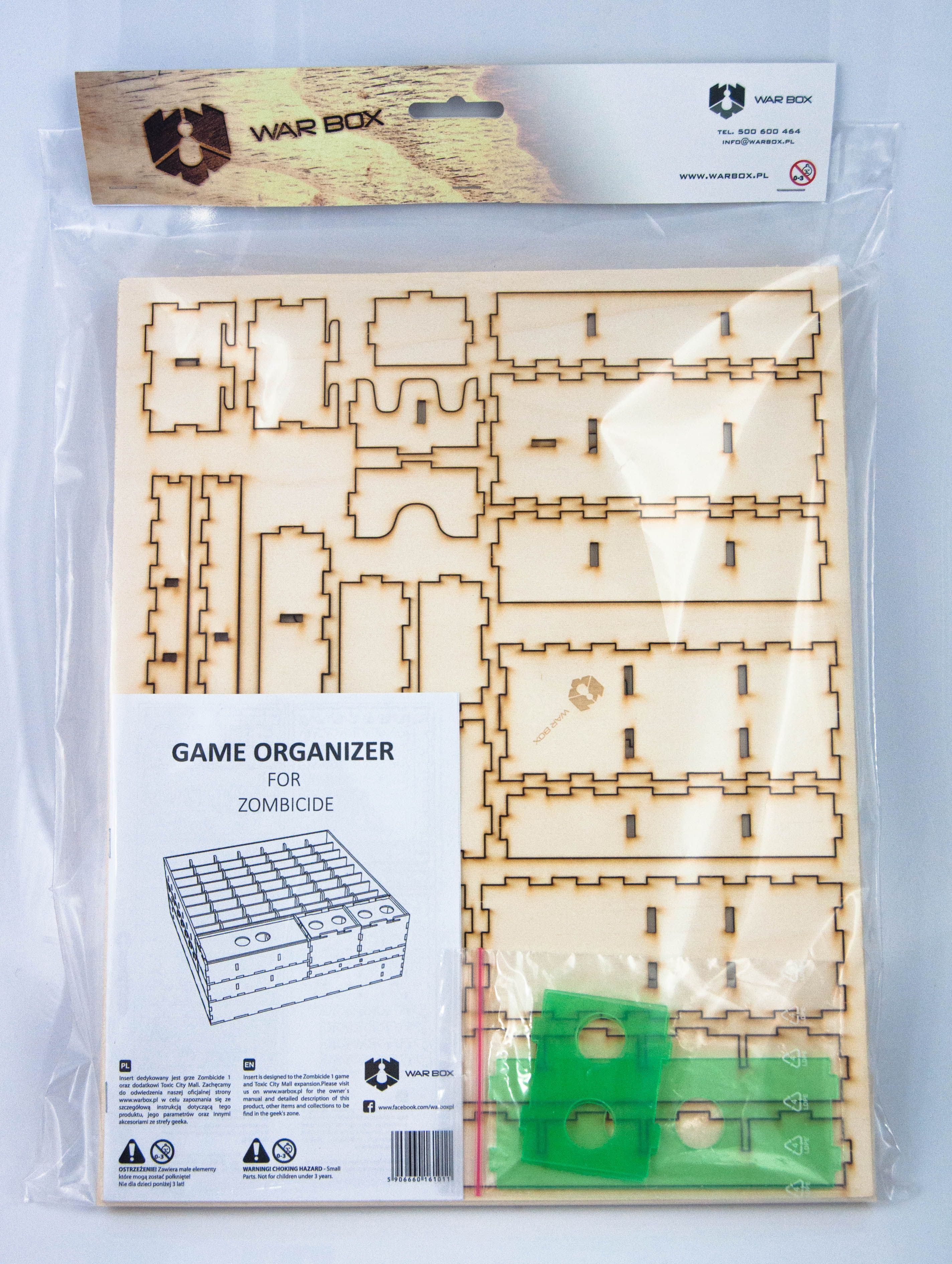 Warbox: Insert do gry Zombicide + Zombicide Toxic City Mall