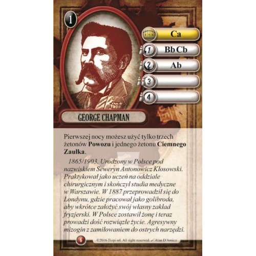 Listy z Whitechapel: Drogi Szefie Pozostałe gry Galakta