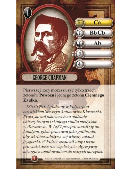 Listy z Whitechapel: Drogi Szefie Pozostałe gry Galakta