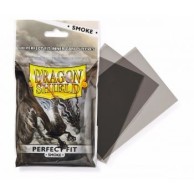 Dragon Shield Standard Perfect Fit Sleeves - Clear/Smoke (100 Sleeves) Do gier karcianych Arcane Tinmen