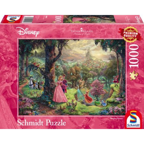 PQ Puzzle 1000 el. THOMAS KINKADE Śpiąca królewna (Disney) Schmidt Spiele Schmidt Spiele